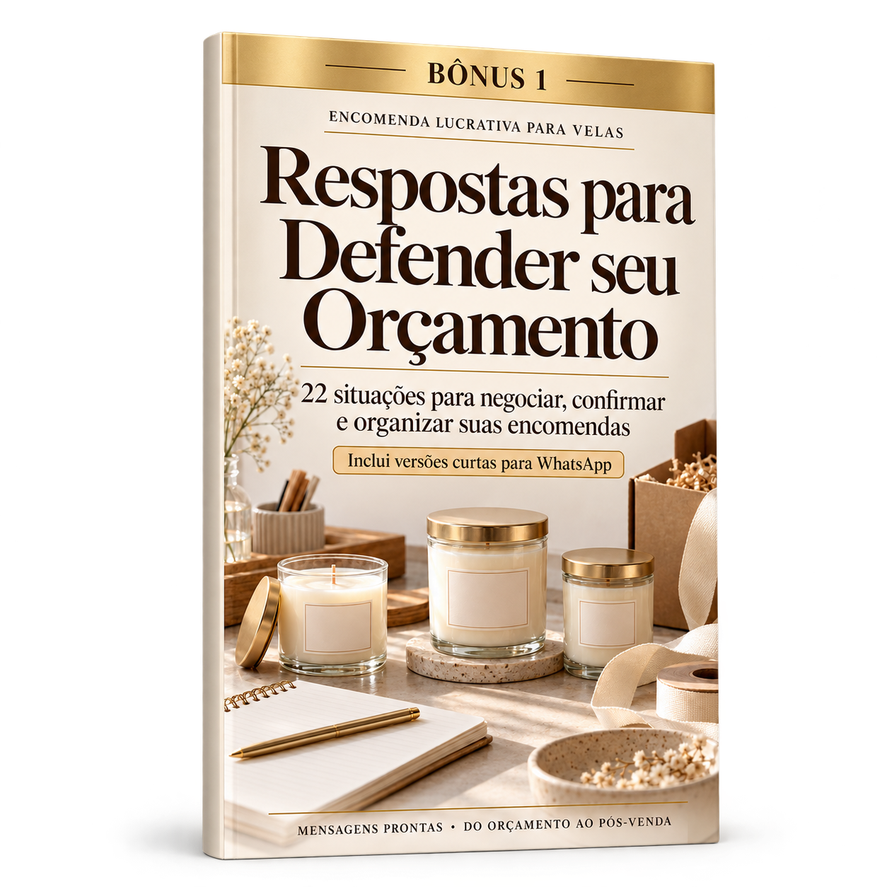 Capa do bônus Respostas para Defender seu Orçamento